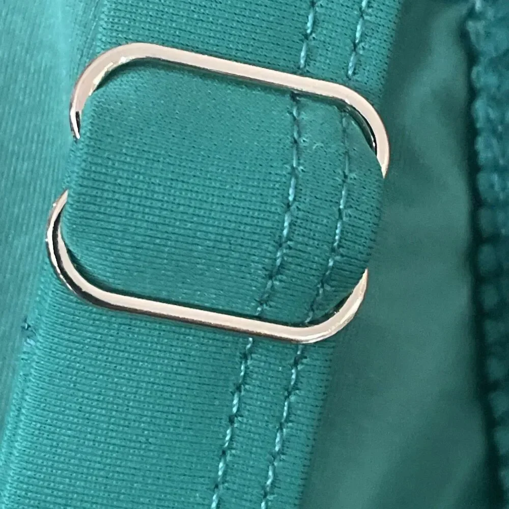 Yonique Tankini Swimsuit Blouson Top Modest Loose Fit Swimwear Green - 14 W NWT - Picture 5 of 10